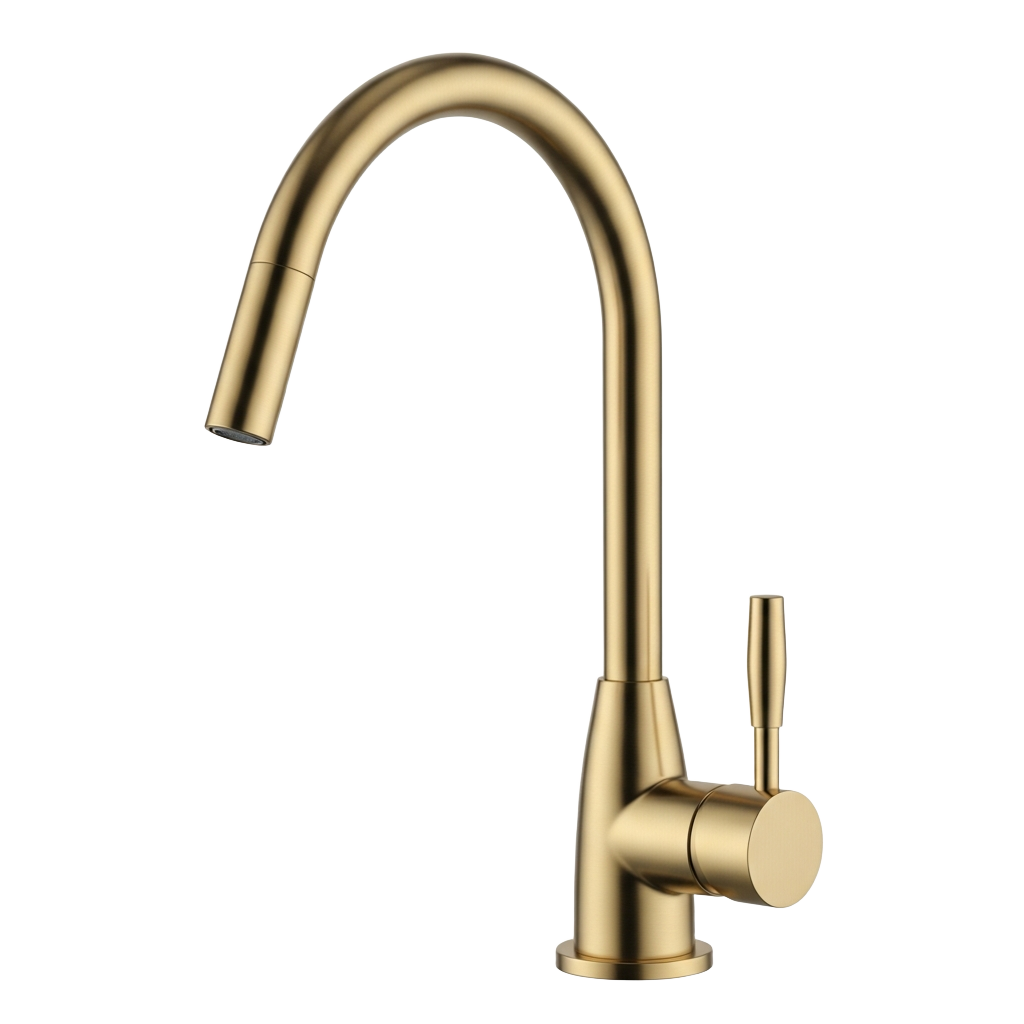 Brushed Gold faucet finish