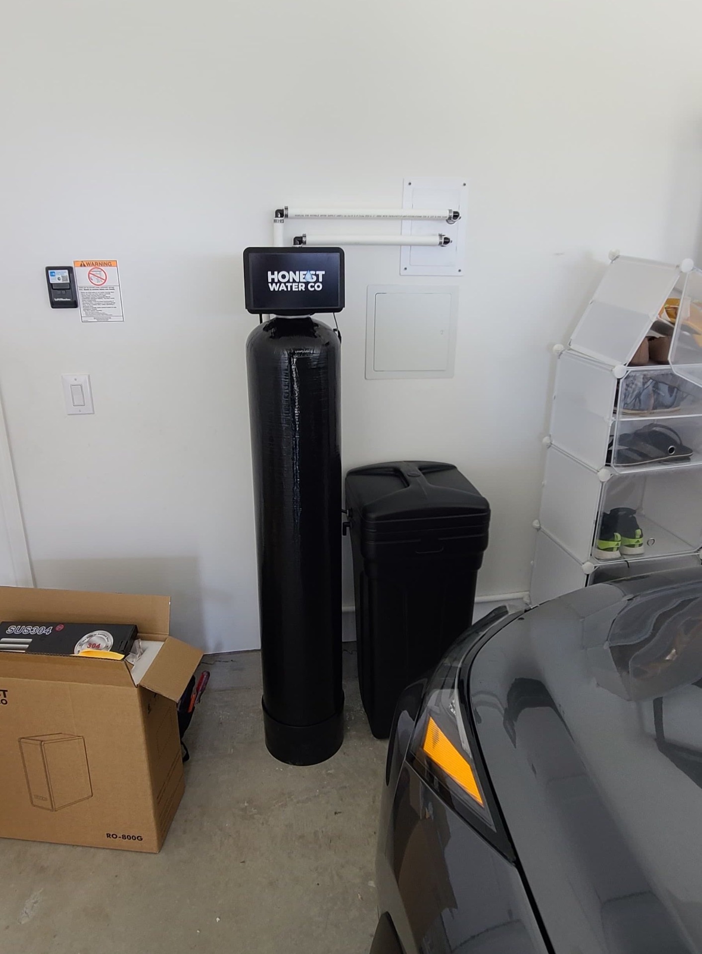 Whole-home softener with RO system ready for install