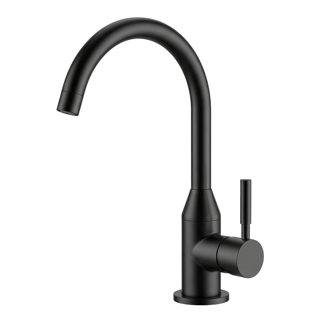 Matte Black faucet finish