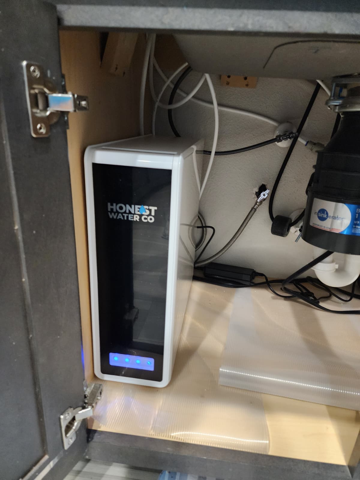 Honest Water Co under-sink tankless reverse osmosis drinking system